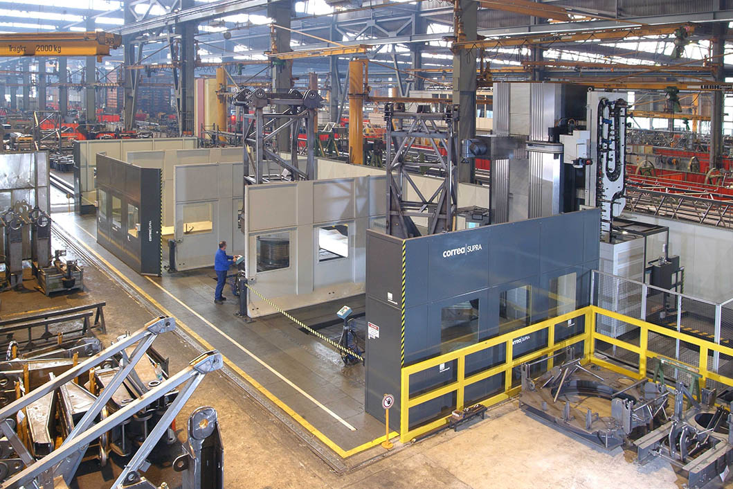 Milling machines for crane jibs machining