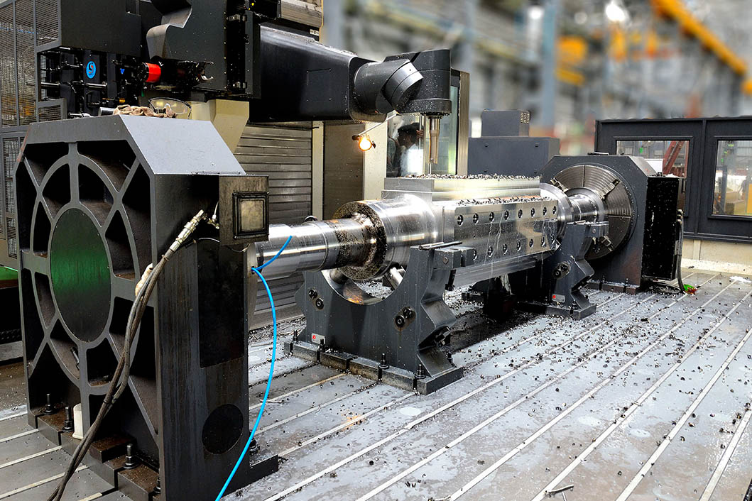 Milling machines for machining large rotors Nicolás Correa