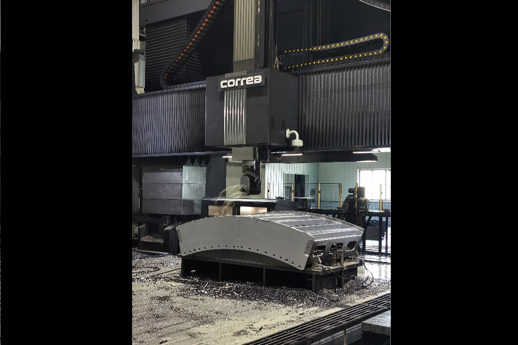 Milling machines for machining generator frames Nicolás Correa