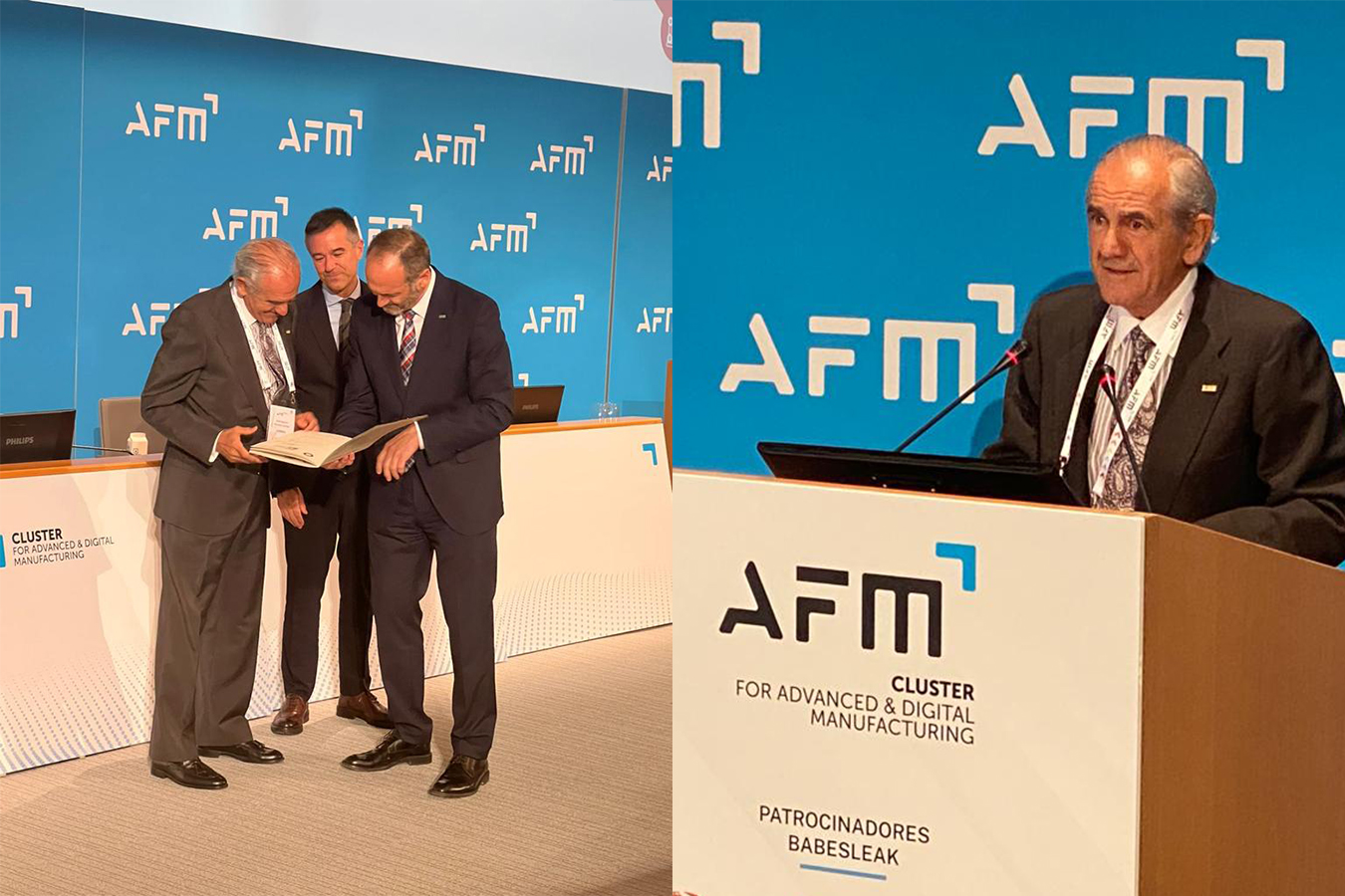Analítico Con fecha de Masaccio El Presidente del Grupo Correa galardonado con la Insignia de Oro de AFM